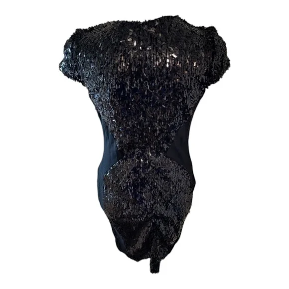 Revolve dress the population Sabrina Dress in Black Glass size medium - Picture 4 of 6